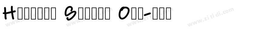 Heather Script One字体转换